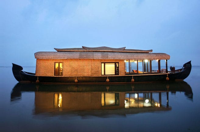 boat house in alleppey