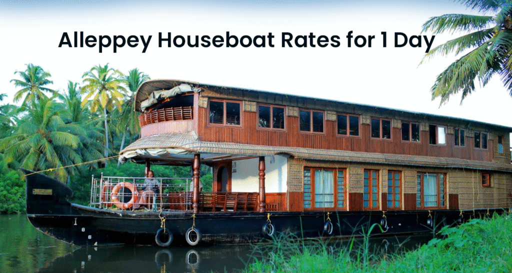 Alleppey Houseboat Rates for 1 Day : Know the Price, Routes and the Best Time & Tip to Book