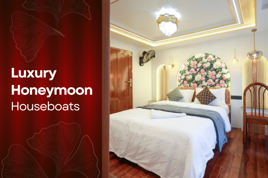 Luxury Honeymoon Houseboats in Alleppey