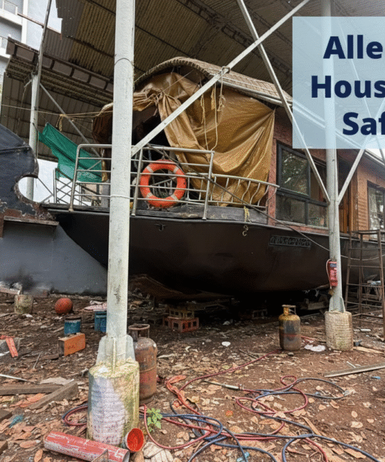 Alleppey Houseboat Safety: Behind the Scenes of Our Uncompromising Maintenance