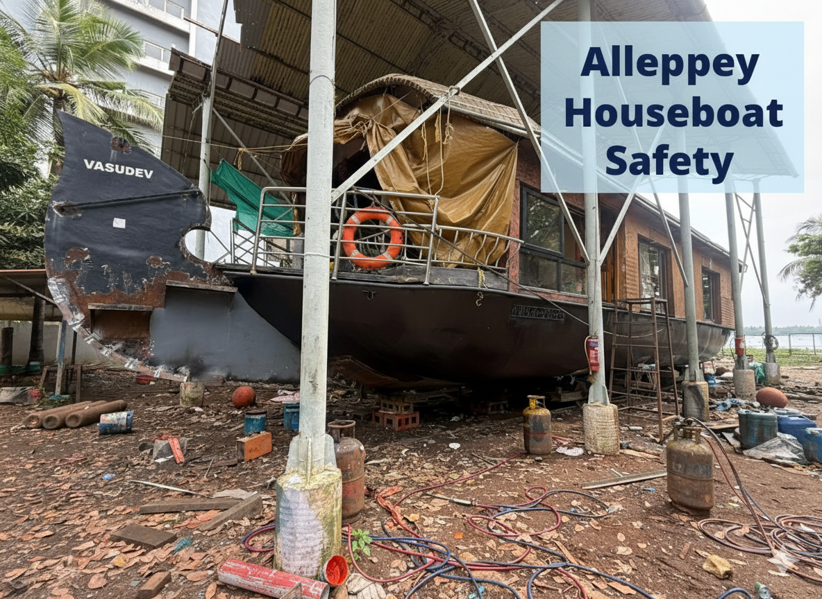 alleppey houseboat safety