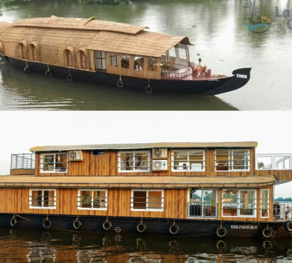 deference between traditional and modern houseboat