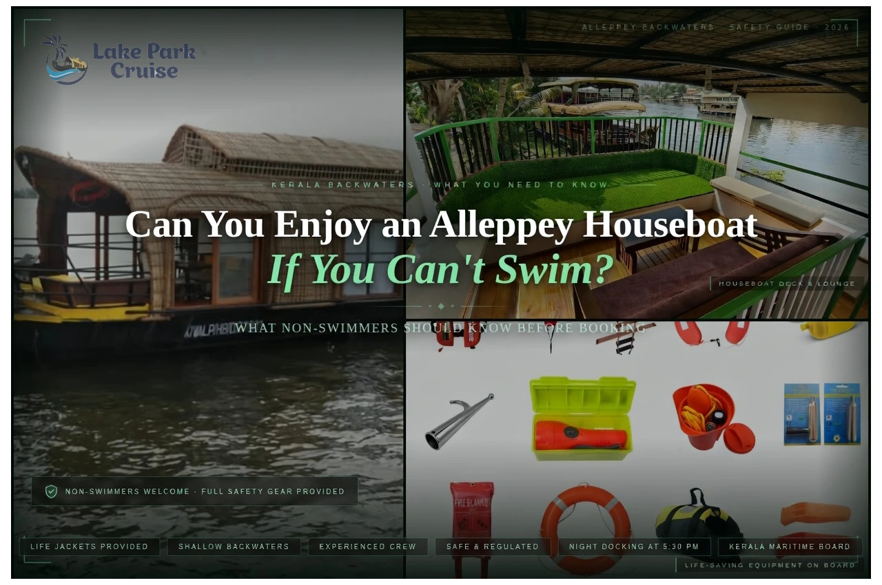 Is an Alleppey Houseboat Safe for Non-Swimmers?