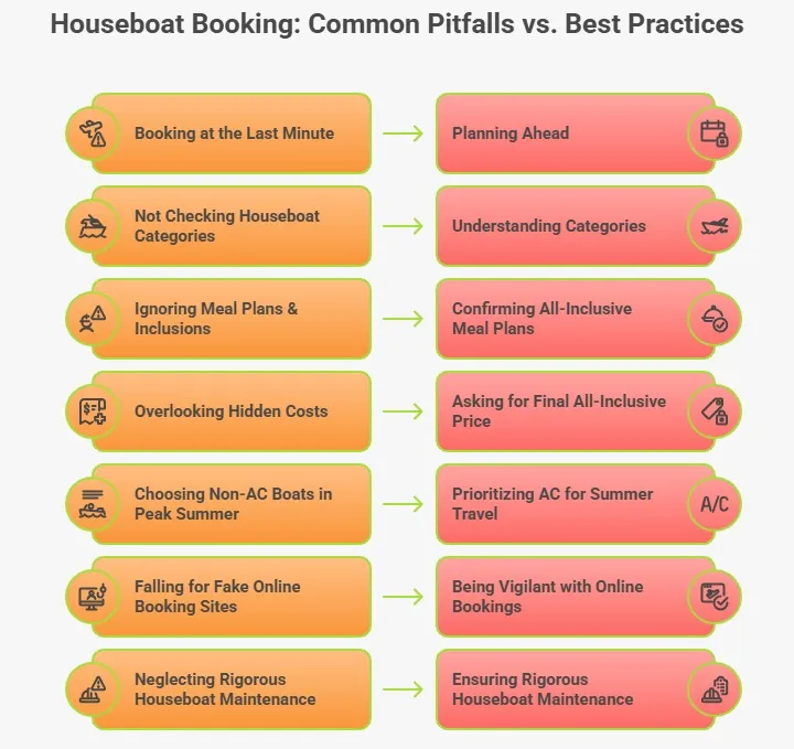 Tips for Safe Online Alleppey Houseboat 