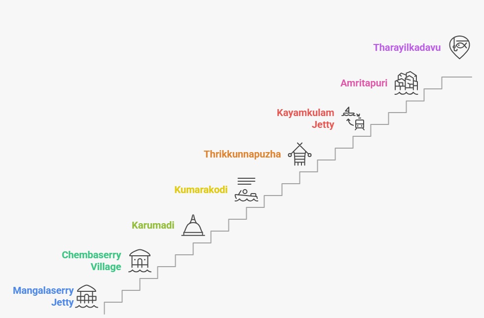 alappuzha to kollam boat journey