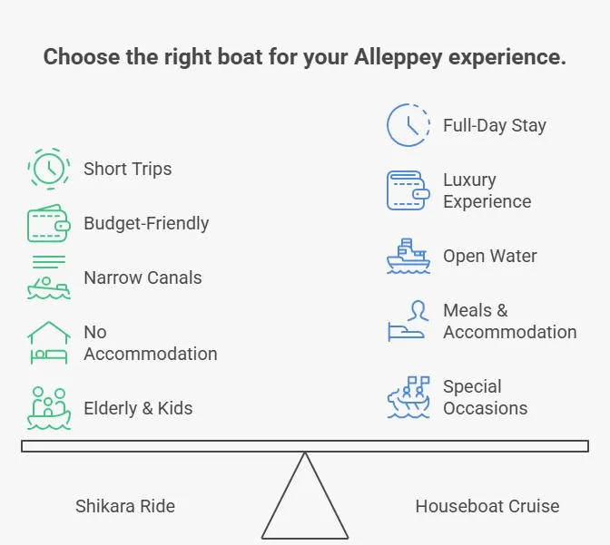 Shikara Ride vs Houseboat Cruise – Which Is Better?