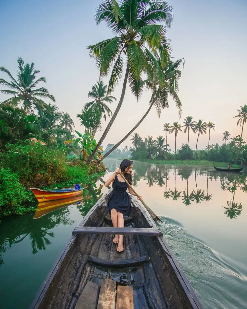 canoe sunrise